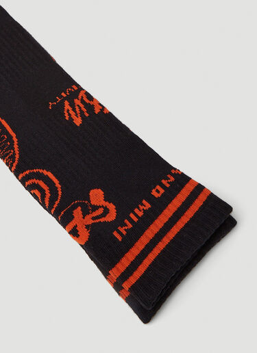 P.A.M. Logo Socks Black pam0149015