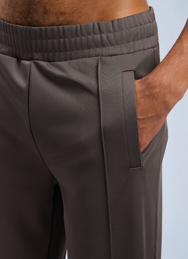 Curved Logo Track Pants Palm Angels Curved Logo Track Pants Grey pma0162107