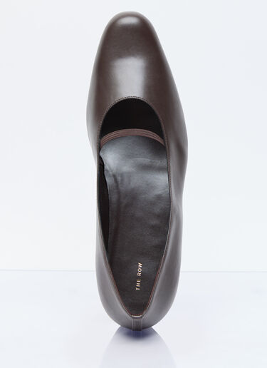 The Row Marion Ballerina Shoes Brown row0255010