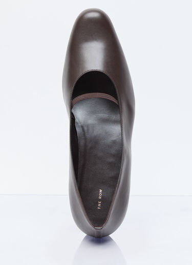 Marion Ballerina Shoes The Row Marion Ballerina Shoes Brown row0255010