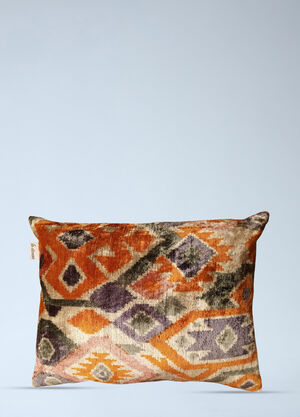 Les-Ottomans Geometric Patterned Cushion Multicolour wps0692039