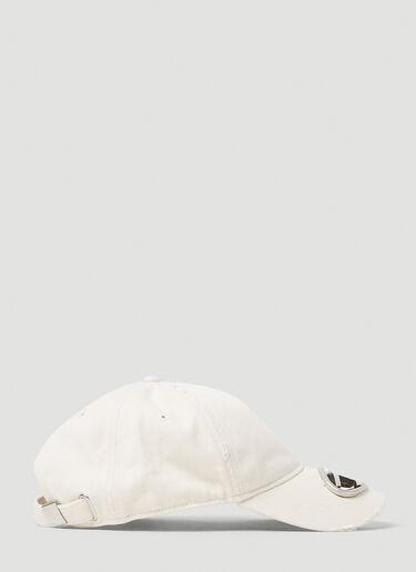 Diesel C-Beast-A1 Baseball Cap White dsl0155028