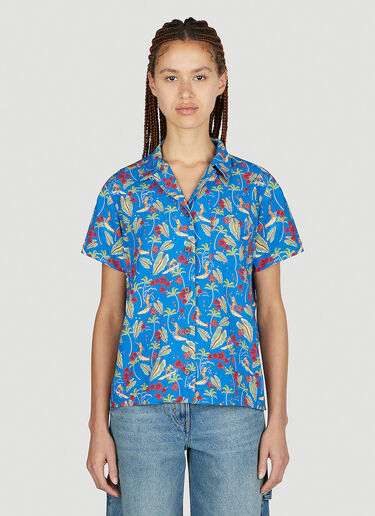 A.P.C. Dolly 花朵衬衫 蓝色 apc0252008
