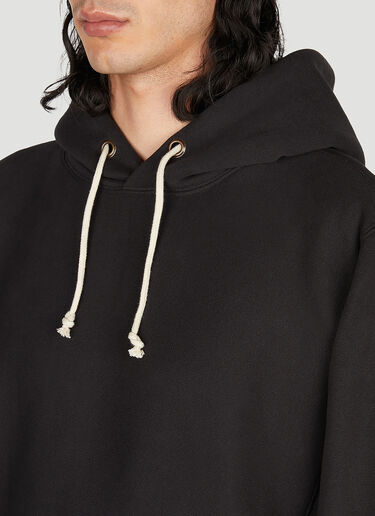 Champion Logo Embroidered Hooded Sweatshirt Black cha0152008