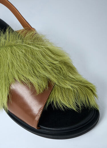 Marni Fussbett Shoes Yellow mni0263016