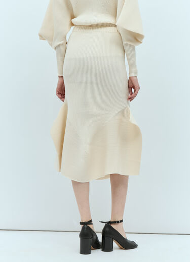 Issey Miyake Exhuberance 半身裙 乳白色 ism0255008