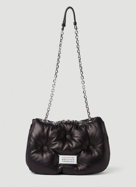 Maison Margiela Glam Slam Flap Medium Shoulder Bag Black mla0249006