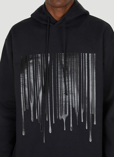 VTMNTS Dripping Barcode Hooded Sweatshirt Black vtm0350011