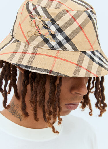 Burberry 格纹渔夫帽 米色 bur0357001