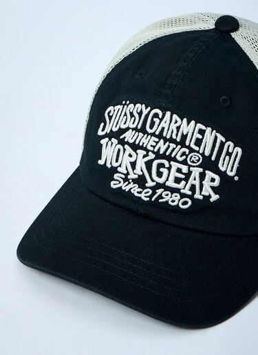 Stüssy Logo Motif Baseball Cap Black sts0161014