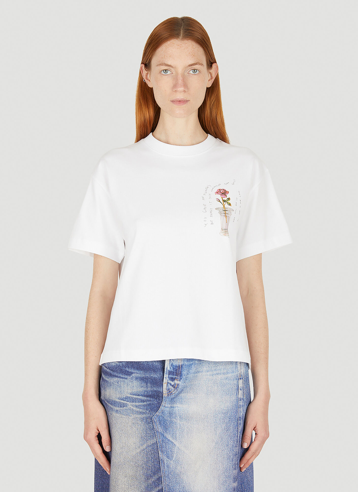 Soulland Anya Balder Logo T-shirt In White