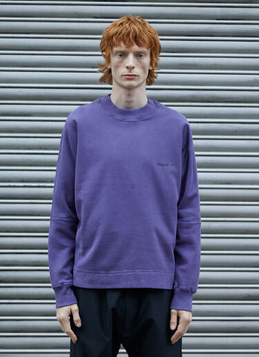 Massimo Osti Studio Logo Sweatshirt Purple mao0158039