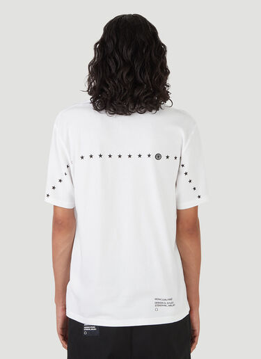 7 Moncler Fragment Logo-Print T-Shirt White mfr0146009