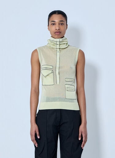 Kiko Kostadinov Kreiner Knit Rollneck Green kko0264009