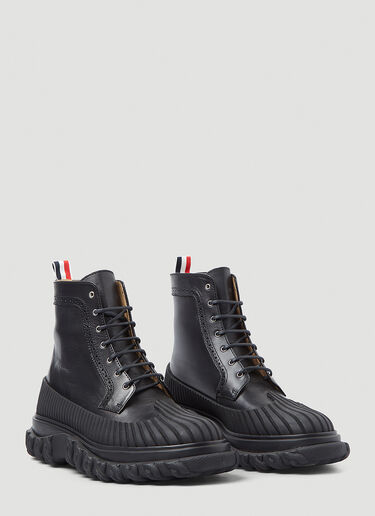 Thom Browne Longwing Duck Boots Black thb0146023