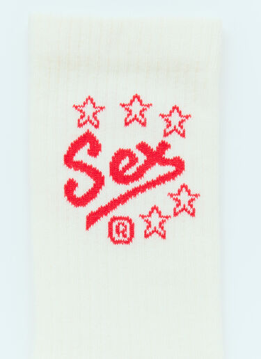 Carne Bollente Socks Shocks White cbn0356010