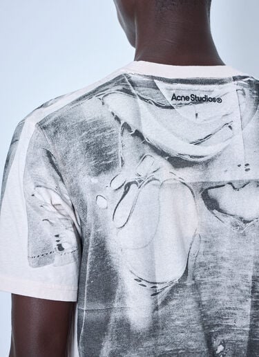 LN-CC® - Acne Studios: トロンプルイユ Tシャツ - グレー Acne Studios トロンプルイユ Tシャツ グレー acn0165053
