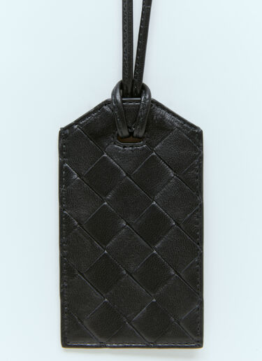 Bottega Veneta 인트레치아토 태그 홀더 블랙 bov0256023