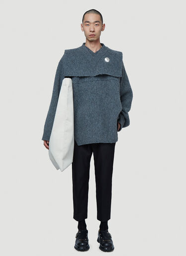 Jil Sander V-Neck Sweater Grey jil0142012