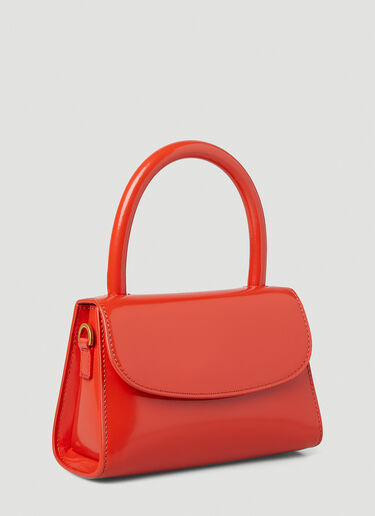 BY FAR Mini Patent Shoulder Bag Red byf0245017