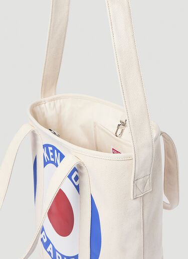 Kenzo Target Tote Bag Cream knz0154027