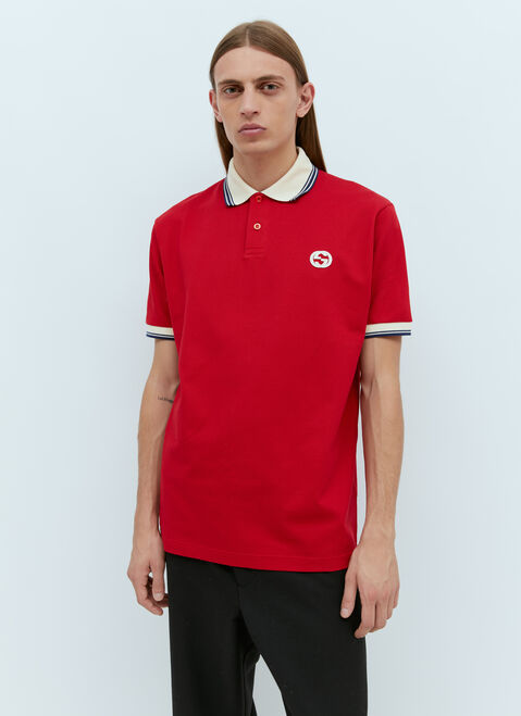 Gucci Interlocking G Polo Shirt Red guc0155012