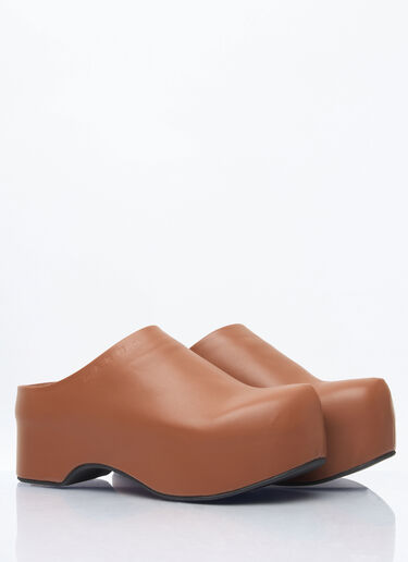 Marni Chunky Sabot Clogs Brown mni0259019