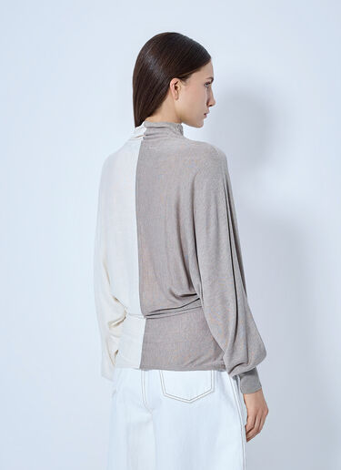 LN-CC® - Jacquemus: Le Losange Knit Polo - Beige Jacquemus Le Losange Knit Polo Beige jac0266014
