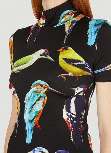 Stella McCartney Bird Print Top Black stm0251008