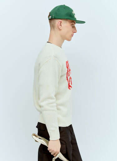 로우 고지 니트 스웨터 Human Made 로우 고지 니트 스웨터 베이지 hmd0156018