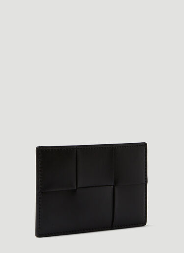 Bottega Veneta Intreccio Card Holder Black bov0149056