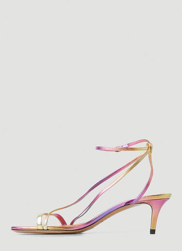 Isabel Marant Amily Heeled Sandals Pink ibm0248018