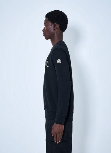 Moncler Logo Motif Sweatshirt Black mon0165057