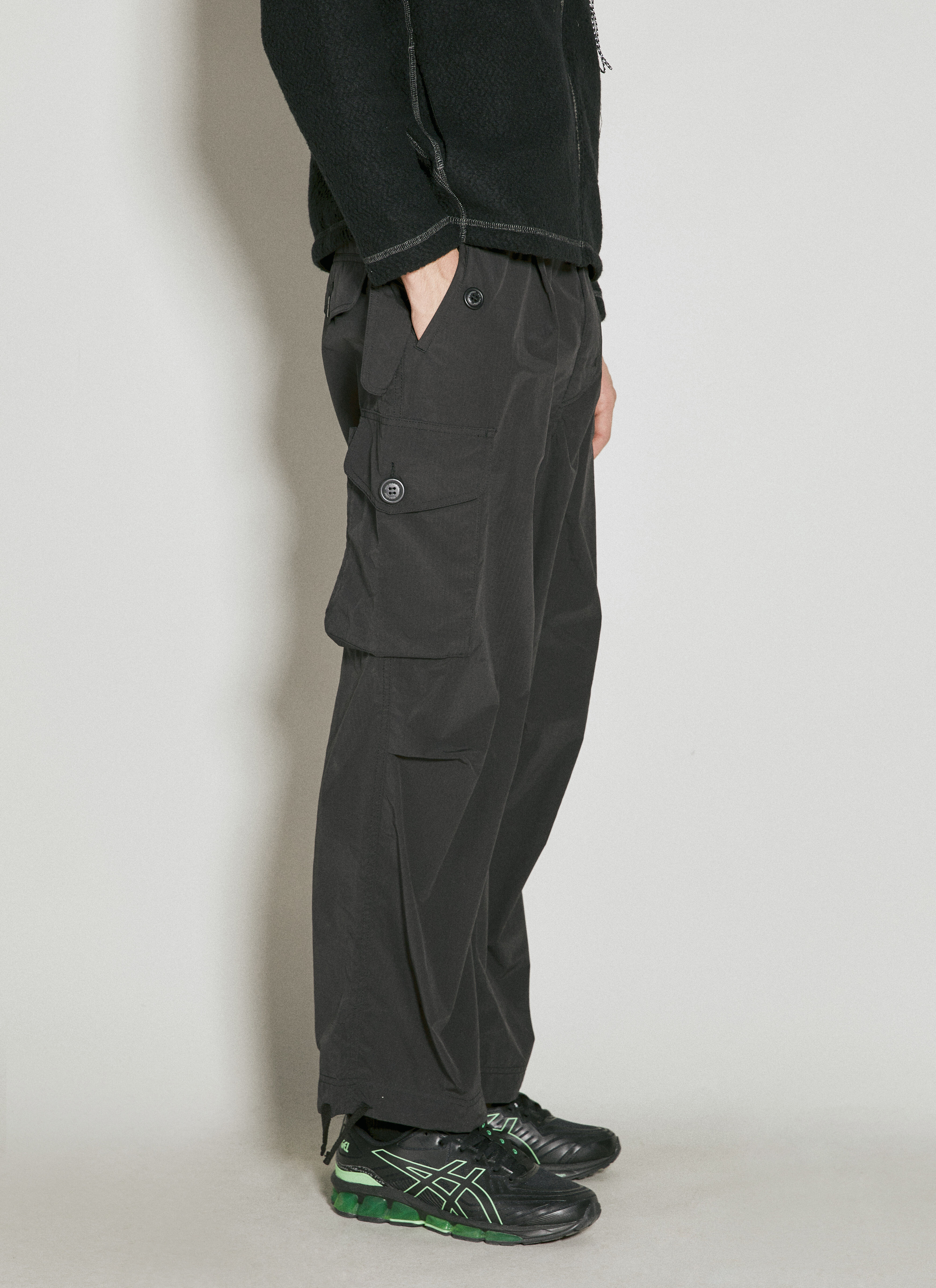 COLLUSION oversized cargo pants in black | ASOS