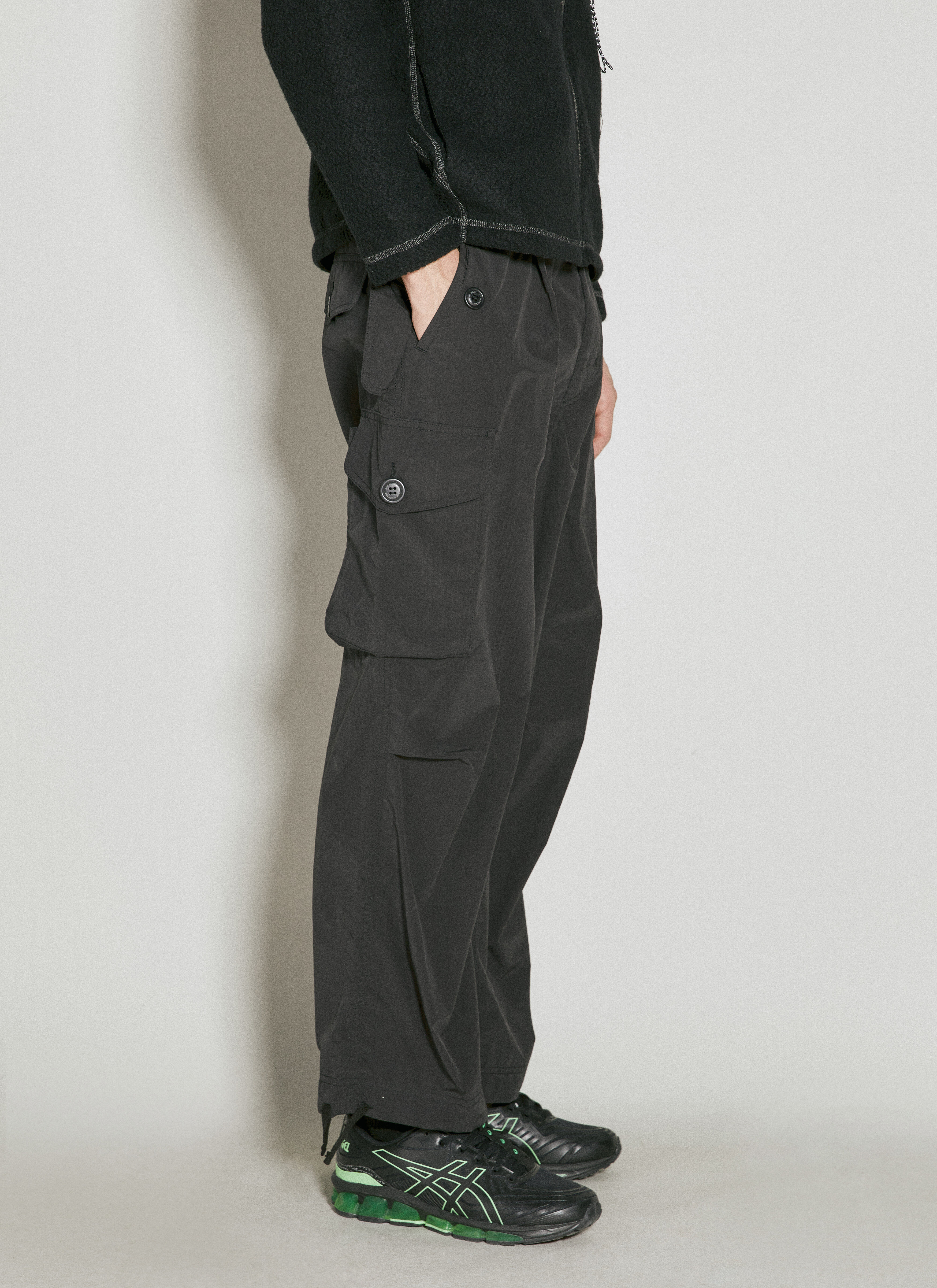 Women Casual Baggy Wide Leg Cargo Pants Trousers Sweatpants Drawstring Low  Waist | eBay