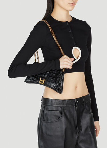 Balenciaga Crush 체인 XS 숄더백 블랙 bal0252082