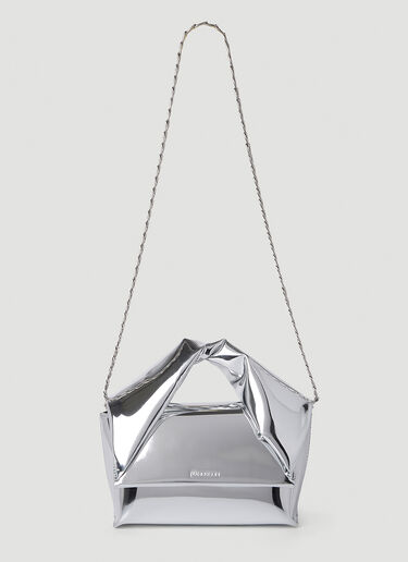 JW Anderson Mini Twister Shoulder Bag Silver jwa0252011