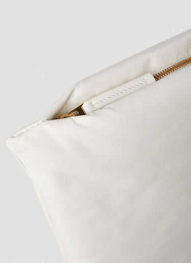 Bottega Veneta Pillow Pouch Clutch Bag White bov0249143