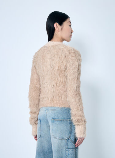 Acne Studios Textured Cardigan Beige acn0259026