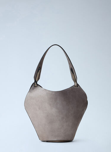 LN-CC® - Khaite: Lotus Mini Tote Bag - Beige Khaite Lotus Mini Tote Bag Beige kha0265024