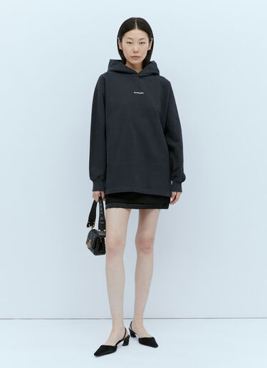 Acne Studios Fikka Stamp Hooded Sweatshirt Black acn0244026