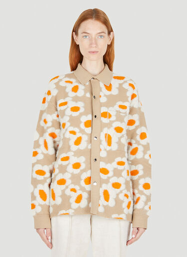 Jacquemus 르 슈미즈 니브 플뢰르 스웨터 베이지 jac0250128