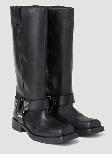 Acne Studios Buckle Boots Black acn0252036