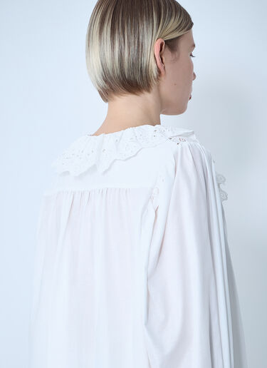 Chloé 프릴 탑  화이트 chl0261019