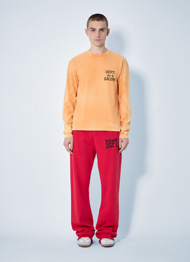 Gallery Dept. French Logo Print T-Shirt Orange gdp0160019
