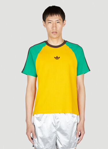 adidas by Wales Bonner シグネチャーのストライプTシャツ イエロー awb0352009