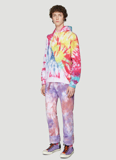 Stain Shade Tie-Dye Hooded Sweatshirt Black stn0337001