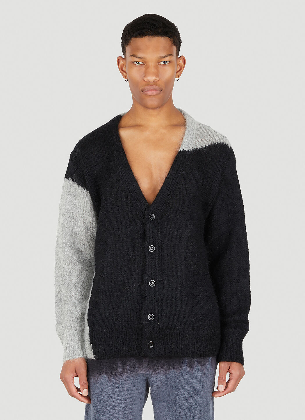 NOMA t.d. Hand Knitted Cardigan in Black LN CC