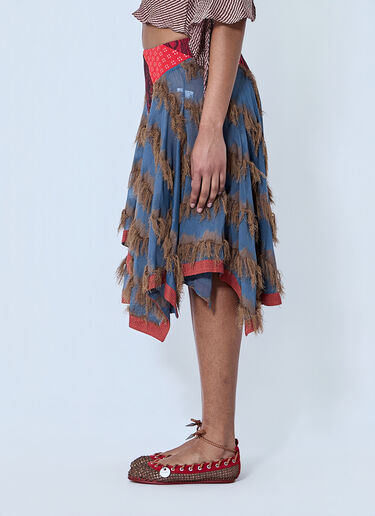 Kiko Kostadinov Klapheck Skirt Blue kko0264006