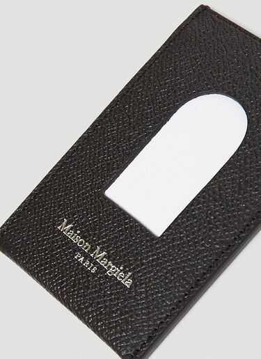 Maison Margiela Leather Card Sleeve Black mla0143057